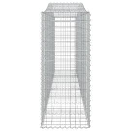 Coșuri gabion arcuite 5 buc, 400x50x120/140 cm, fier galvanizat, 5 image