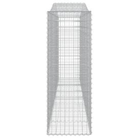 Coșuri gabion arcuite 5 buc, 400x50x140/160 cm, fier galvanizat, 5 image