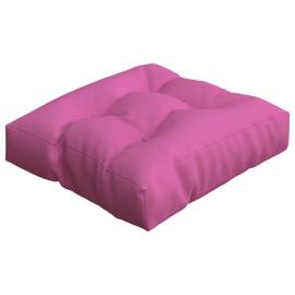 Pernă pentru canapea din paleți, roz, 60x60x12cm, textil, 3 image