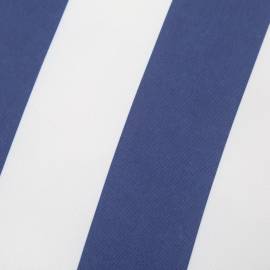 Perne decorative, 4 buc., dungi albastru&alb, 50x50 cm, textil, 6 image
