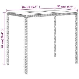 Set mobilier de grădină cu perne, 4 piese, maro, poliratan, 10 image