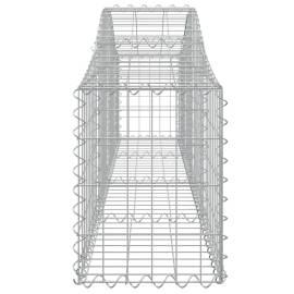 Coșuri gabion arcuite 10 buc, 200x30x40/60 cm, fier galvanizat, 5 image