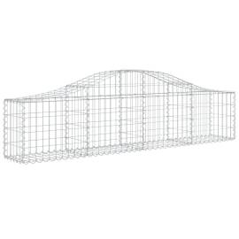 Coșuri gabion arcuite 10 buc, 200x30x40/60 cm, fier galvanizat, 3 image