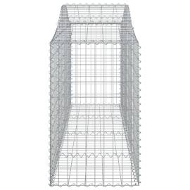 Coșuri gabion arcuite 11 buc, 200x50x80/100 cm, fier galvanizat, 5 image