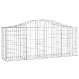 Coșuri gabion arcuite 11 buc, 200x50x80/100 cm, fier galvanizat, 3 image