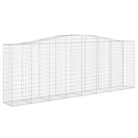 Coșuri gabion arcuite 3 buc, 400x50x140/160 cm, fier galvanizat, 3 image