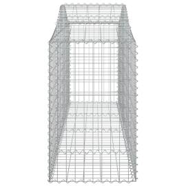 Coșuri gabion arcuite 4 buc, 200x50x80/100 cm, fier galvanizat, 5 image