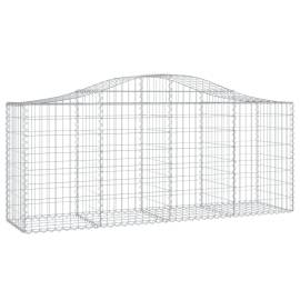 Coșuri gabion arcuite 5 buc, 200x50x80/100 cm, fier galvanizat, 3 image