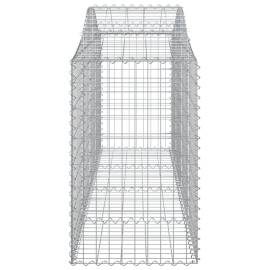 Coșuri gabion arcuite 5 buc, 200x50x80/100 cm, fier galvanizat, 5 image