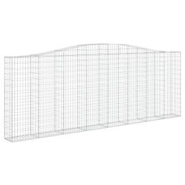 Coșuri gabion arcuite 5 buc, 400x30x140/160 cm, fier galvanizat, 3 image