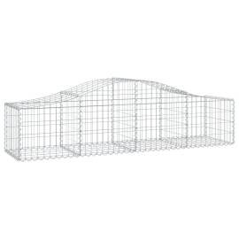 Coșuri gabion arcuite 4 buc, 200x50x40/60 cm, fier galvanizat, 3 image