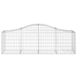 Coșuri gabion arcuite 11 buc, 200x50x60/80 cm, fier galvanizat, 4 image