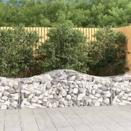 Coșuri gabion arcuite 20 buc, 200x50x60/80 cm, fier galvanizat