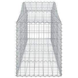 Coșuri gabion arcuite 20 buc, 200x50x60/80 cm, fier galvanizat, 5 image