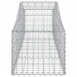 Coșuri gabion arcuite 5 buc, 200x50x40/60 cm, fier galvanizat, 5 image