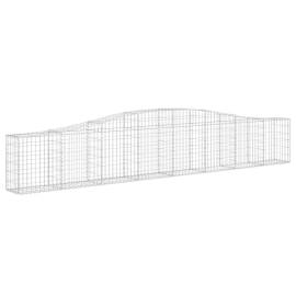 Coșuri gabion arcuite 6 buc, 400x30x60/80 cm, fier galvanizat, 3 image