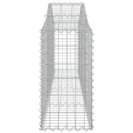 Coșuri gabion arcuite 7 buc, 200x30x60/80 cm, fier galvanizat, 5 image