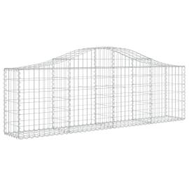 Coșuri gabion arcuite 7 buc, 200x30x60/80 cm, fier galvanizat, 3 image