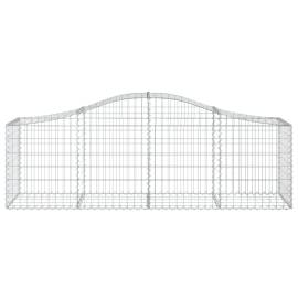 Coșuri gabion arcuite 8 buc, 200x50x60/80 cm, fier galvanizat, 4 image