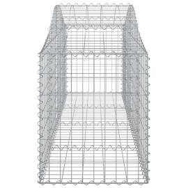 Coșuri gabion arcuite 8 buc, 200x50x60/80 cm, fier galvanizat, 5 image