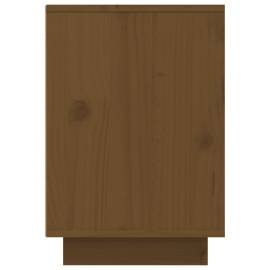 Noptiere, 2 buc., maro miere, 50x34x50 cm, lemn masiv de pin, 8 image