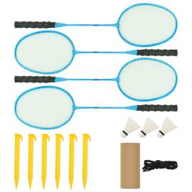 Plasă de badminton, galben și negru, 600x155 cm, țesătură pe, 6 image