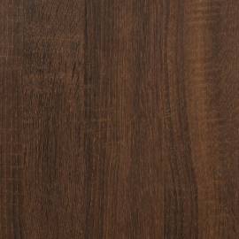 Birou cu rafturi, stejar maro, 102x45x148 cm, lemn compozit, 7 image