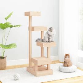 Ansamblu de pisici, 45,5x49x103 cm, lemn masiv de pin