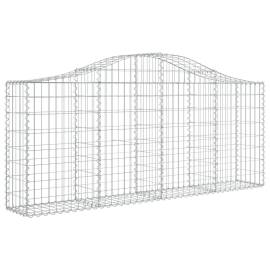 Coșuri gabion arcuite 13 buc, 200x30x80/100cm, fier galvanizat, 3 image