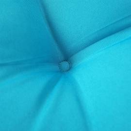 Pernă pentru canapea din paleți, turcoaz, 120x40x12 cm, textil, 5 image