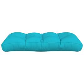 Pernă pentru canapea din paleți, turcoaz, 120x40x12 cm, textil, 4 image