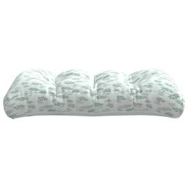 Perne de canapea paleți, 2 buc., țesătură cu model de frunze, 4 image