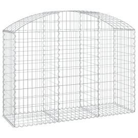 Coș gabion arcuit, 150x50x100/120 cm, fier galvanizat, 2 image