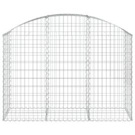 Coș gabion arcuit, 150x50x100/120 cm, fier galvanizat, 3 image