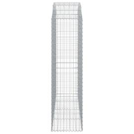 Coș gabion arcuit, 200x50x180/200 cm, fier galvanizat, 4 image