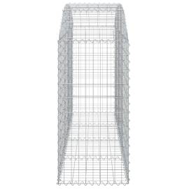 Coș gabion arcuit 200x50x100/120 cm fier galvanizat, 4 image