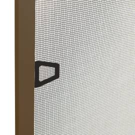 Plasă de insecte pentru ferestre, maro, 100x120 cm, 5 image