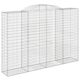 Coș gabion arcuit, 300x50x200/220 cm, fier galvanizat, 2 image