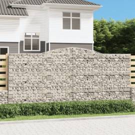 Coș gabion arcuit, 400x30x180/200 cm, fier galvanizat