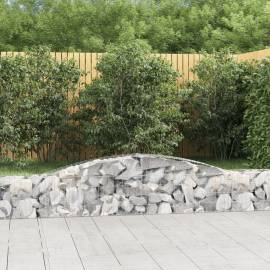 Coș gabion arcuit 400x30x40/60 cm fier galvanizat