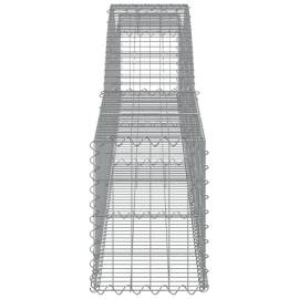 Coș gabion arcuit 400x30x40/60 cm fier galvanizat, 4 image