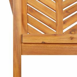Scaune de masă pentru grădină, 4 buc., lemn masiv de acacia, 7 image