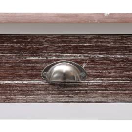 Masă consolă, maro, 90 x 30 x 77 cm, lemn, 7 image