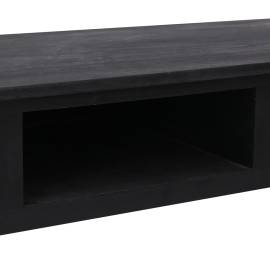 Masă consolă, negru, 110 x 45 x 76 cm, lemn, 8 image