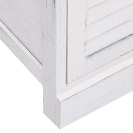 Servantă cu 10 sertare, alb, 113x30x79 cm, lemn, 5 image