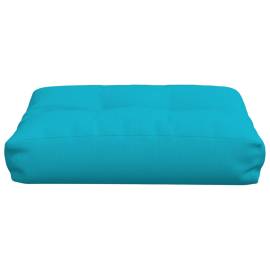 Pernă de canapea din paleți, turcoaz, 50x40x12 cm, textil, 4 image
