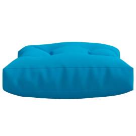 Perne canapea din paleți, 2 buc., albastru deschis, textil, 4 image