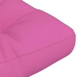 Pernă de canapea din paleți, roz, 50x50x12 cm, textil, 7 image