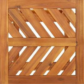 Masă laterală, 45x45x60 cm, lemn masiv de acacia, 6 image
