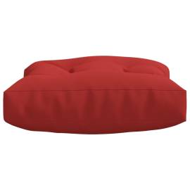 Perne de canapea din paleți, 2 buc. roșu, material textil, 4 image